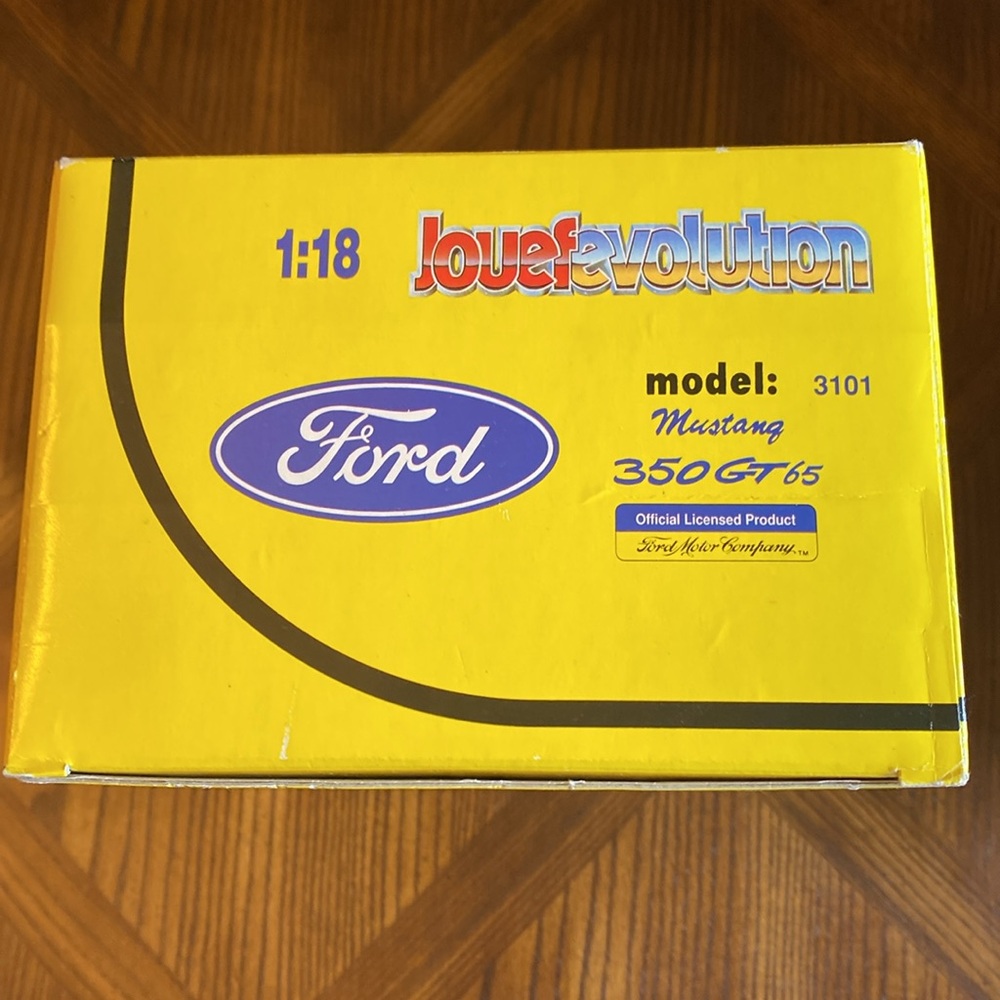 Ford Mustang Diecast Model Car, 350 GT 1965 Fastback, 1:18 Scale,Jouef Evolution - Picture 12 of 16